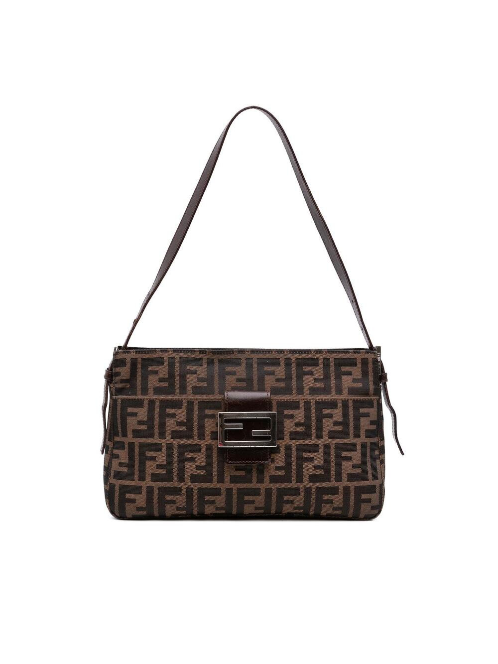 Fendi Zucca Canvas Shoulder Bag Pre- #375274F73B